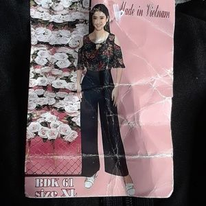 Cold shoulder wide leg  jumpsuit